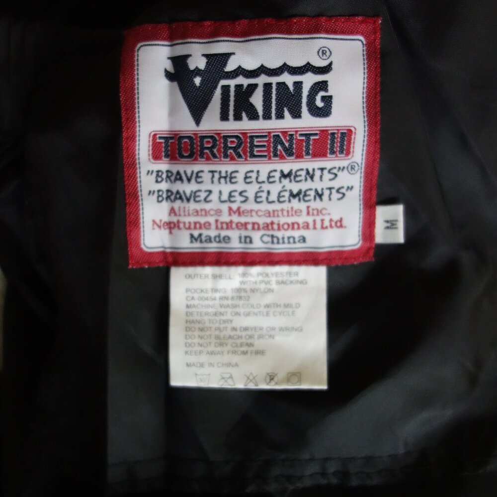VIKING Torrent II Brave the Elements Black Pull-On Pants – Med